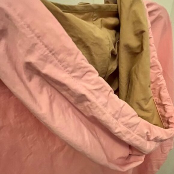 NWT Lou & Grey for LOFTColorblock Windbreaker/Raincoat Jacket Large Frosted Pink - Picture 6 of 8